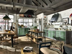 Marchi Cucine Встроенная кухня из нержавеющей стали Loft