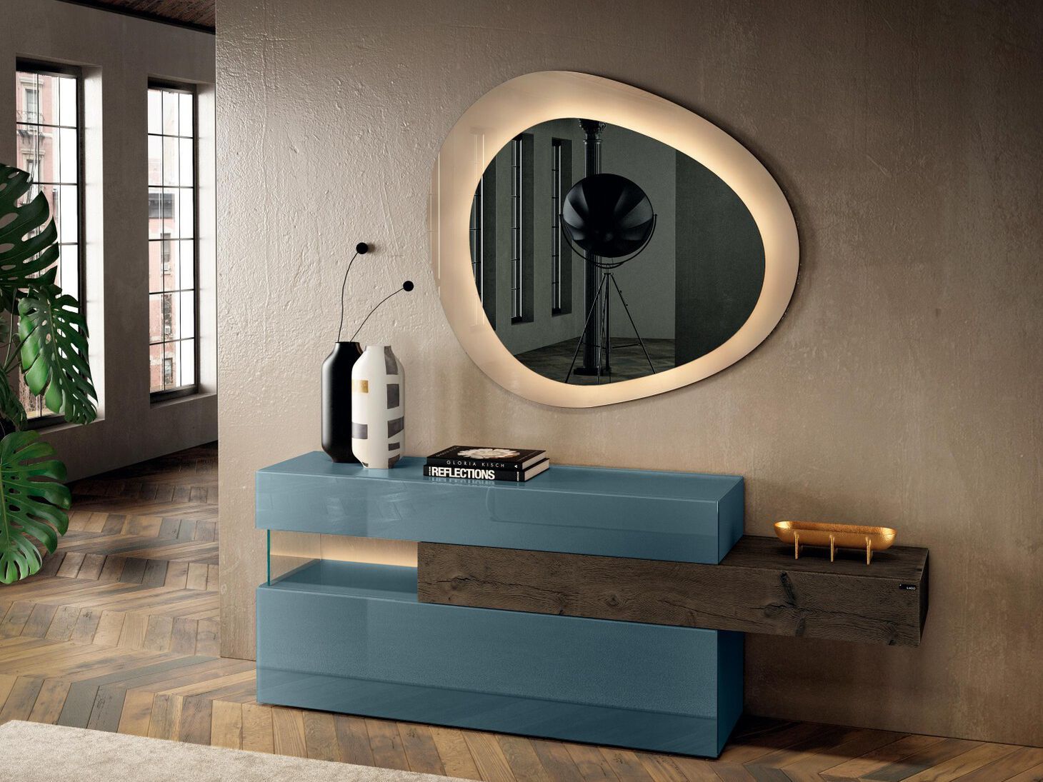 Стеклянный комод Lago 36e8 ARCH-00065261