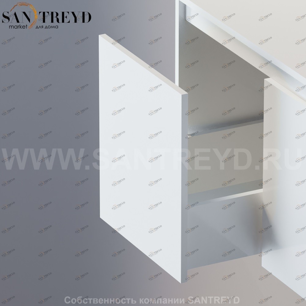 EVOLUZIONE Выдвижной ящик с белой фронтовой панелью AEVOM17004E Agape