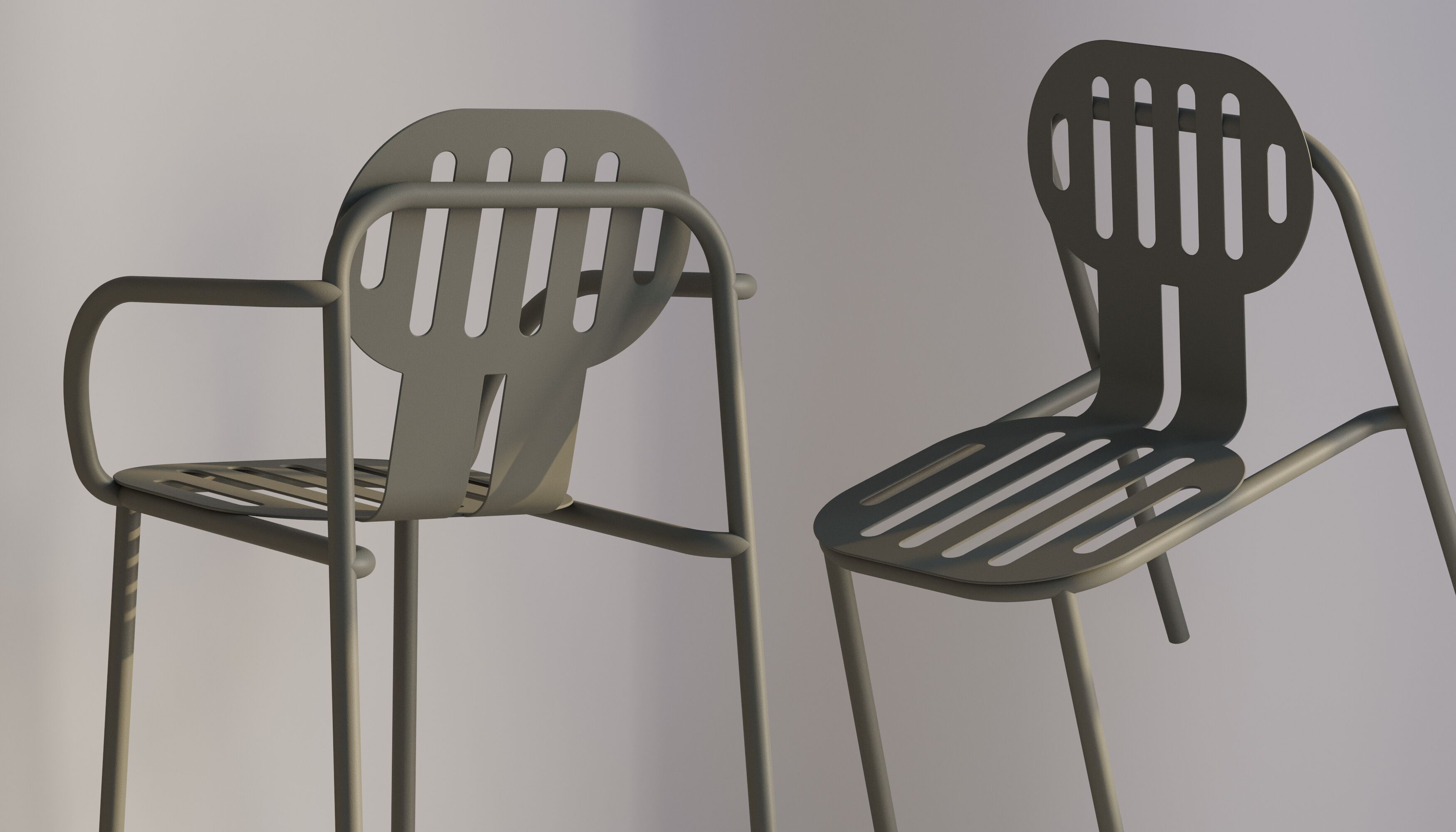 Алюминиевый садовый стул с порошковым покрытием Joyf пустыня ARCH-00124754 - Вид №4