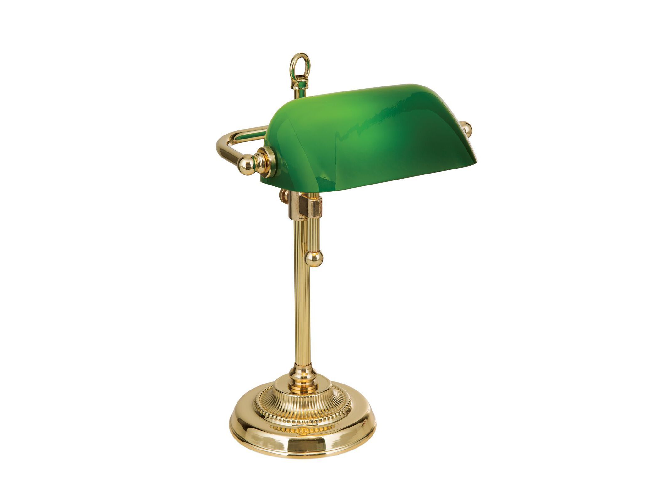 Регулируемая настольная лампа из латуни и стекла Orion Harvard ARCH-00011008