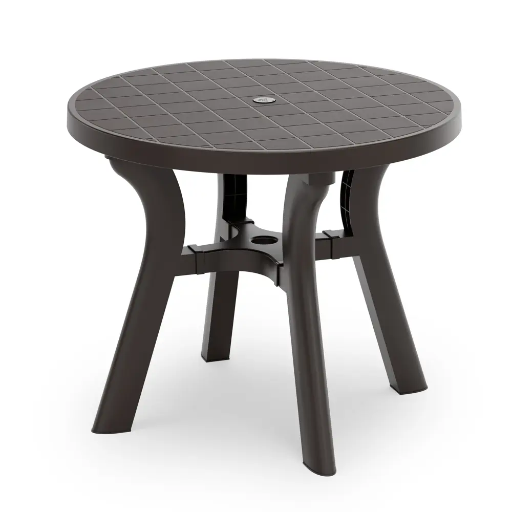 Стол садовый Атлант 90x90x77 см пластик мокко 89400283 STLM-2163995 Santreyd