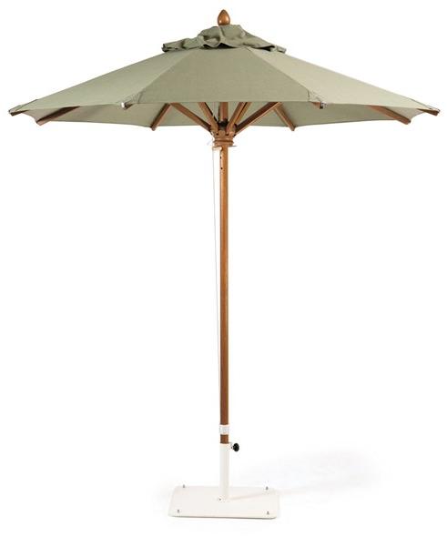 Ethimo Круглый зонт из акриловой ткани Classic Omrosb - Вид №1