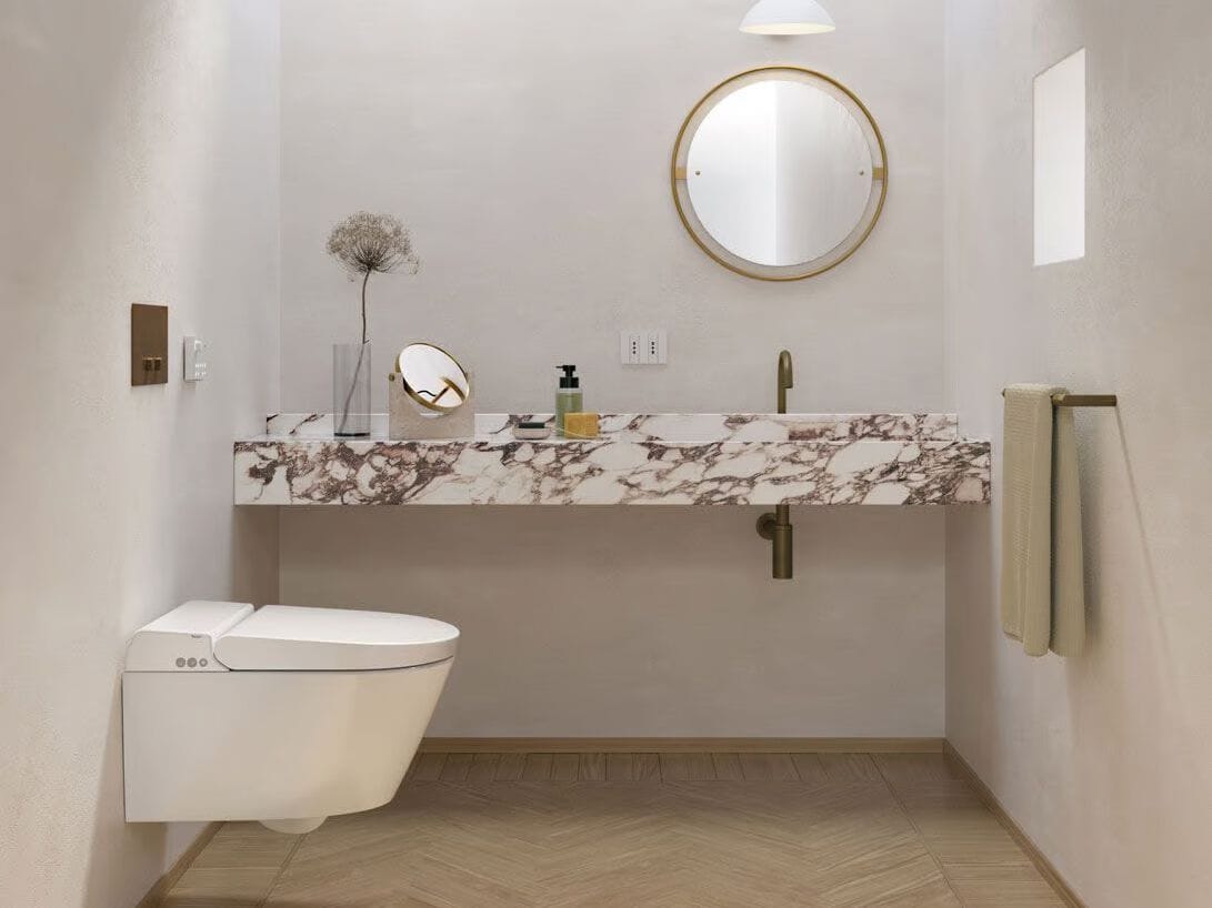 Подвесной туалет биде GSI ceramica Wclean - Умный туалет ARCH-00070894 - Вид №3