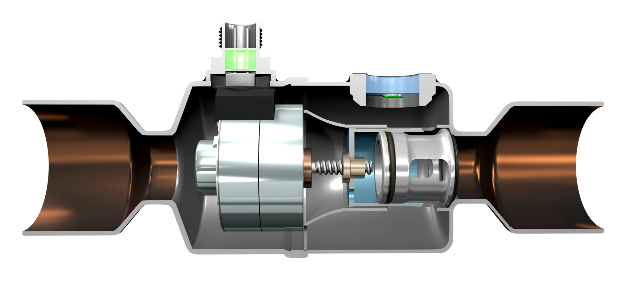 Danfoss ETS 12C - ETS 100C (Colibri®) — Электронный расширительный клапан шагового типа ETS 100C Клапан терморегулирующий 034G7803  - Вид №15