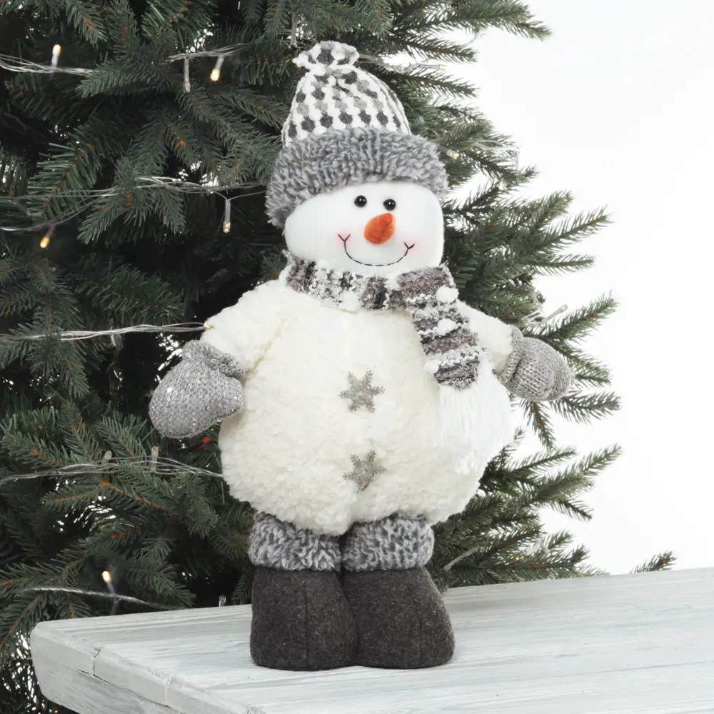 85002909 Декоративная фигура Снеговик h45 см STLM-1418632 Santreyd 