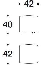 Saba Italia Квадратный пуф со съемным чехлом из ткани Pixel sun-id-1381332 - Вид №2
