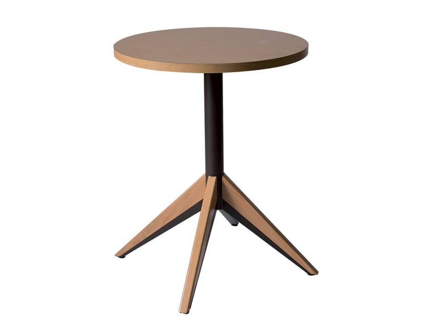 Круглый деревянный стол со спицами Vela Arredamenti BATTLE WOOD ARCH-00144606