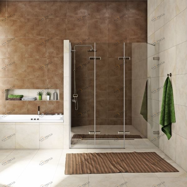 Душевая дверь в нишу 160x200 GK-863D стекло прозрачное 6 мм GUTEWETTER TREND DOOR 160X200GK863D