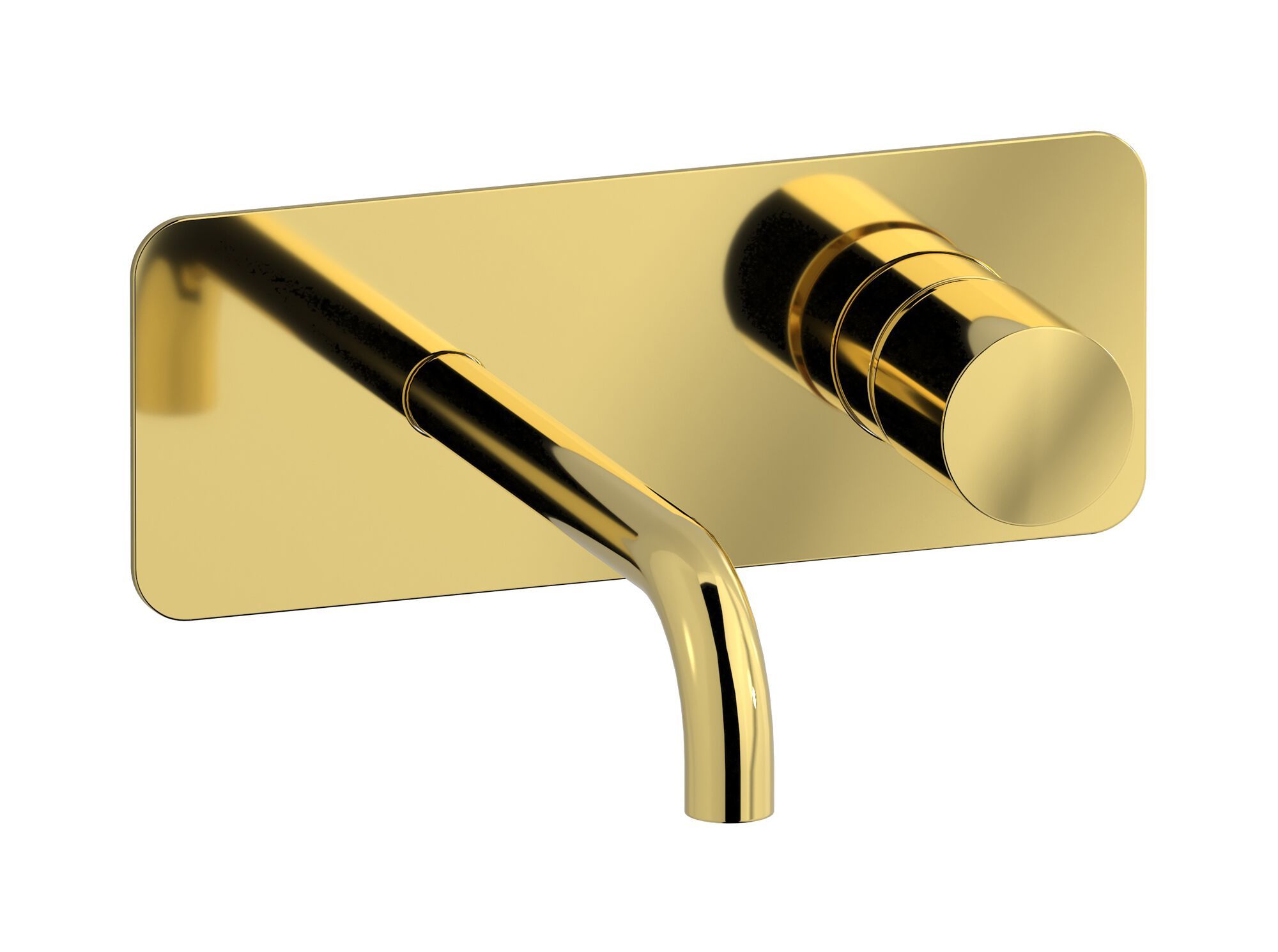 Настенный смеситель для раковины с 2 отверстиями и автоматическим сливом IB Brera ARCH-00042808 - Вид №5