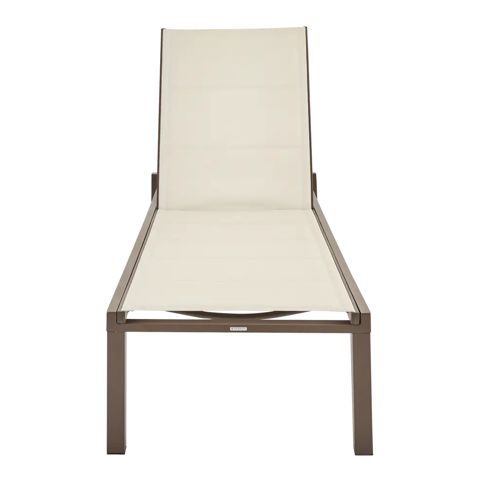 Шезлонг Aquila 200x65x102 см алюминий/текстилен коричневый Santreyd Товар без серии STLM-2102355 - Вид №2