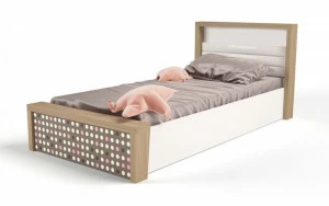 Кровать ABC-KING 190х90 №5MIX №5 с под.мех ( розовый)