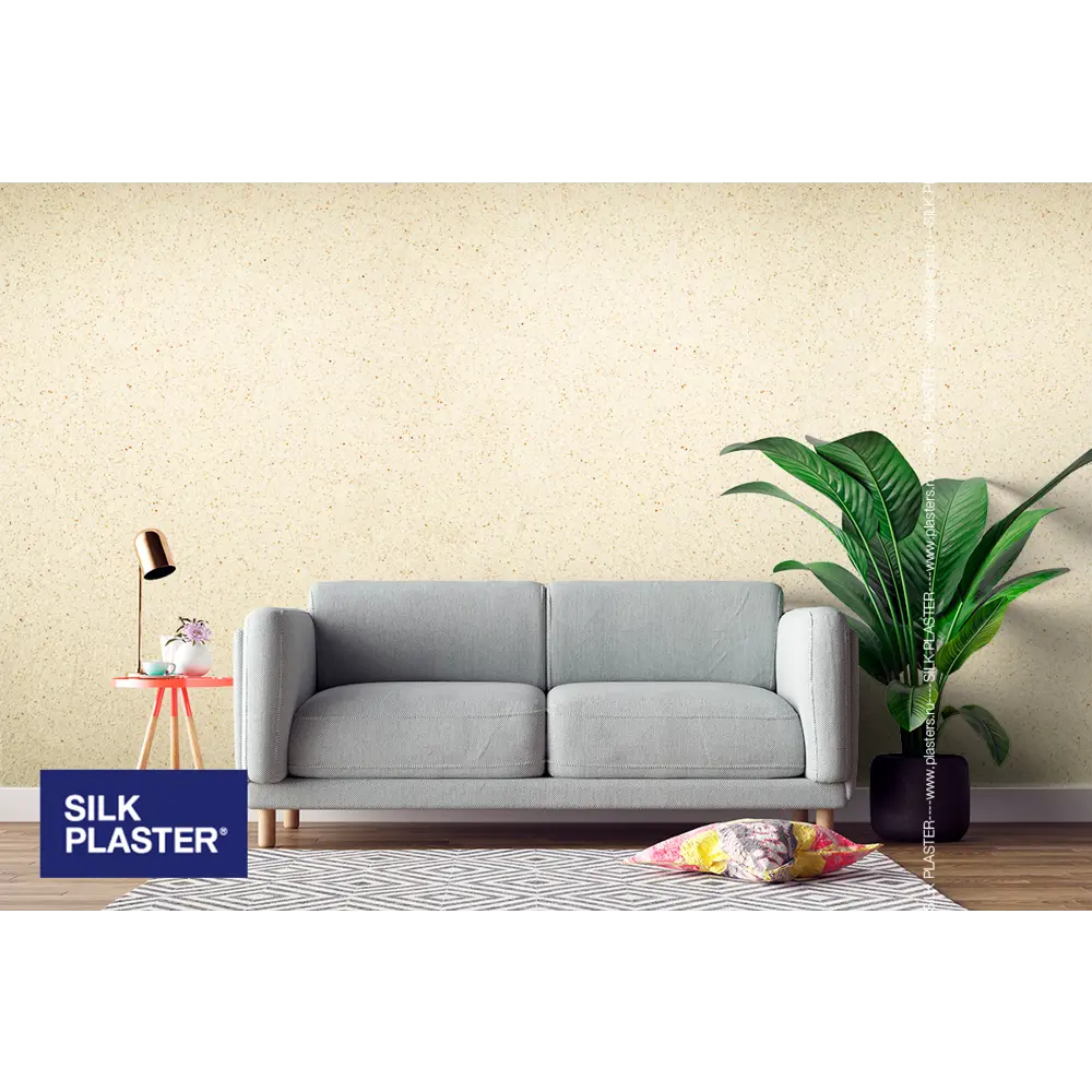 Жидкие обои Silk Plaster Absolute А152 0.868 кг цвет молочный STLM-2180562 - Вид №3