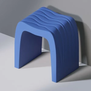Стул для ванной C100 WAVES SEAT синий