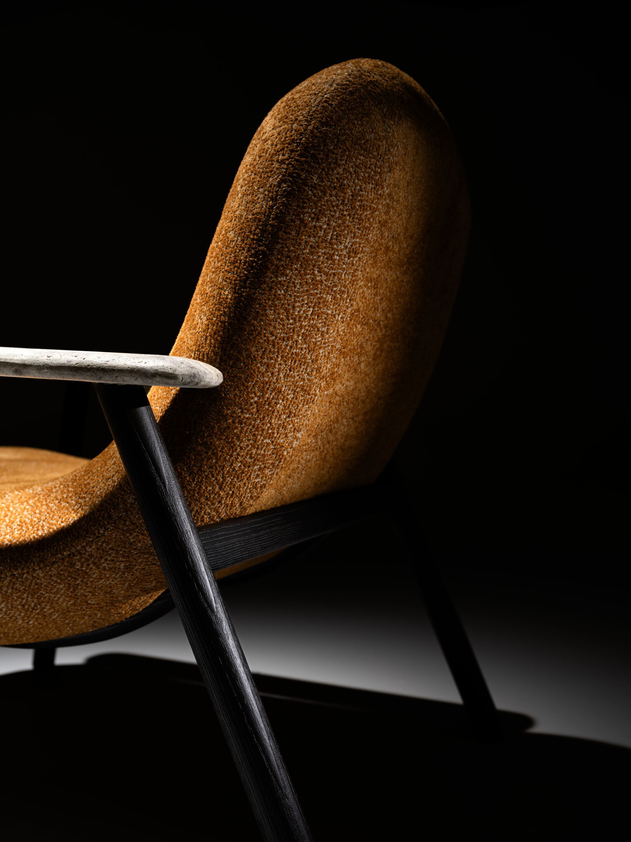 Тканевое кресло с подлокотниками Enne CAPRI ARCH-00131600 - Вид №3