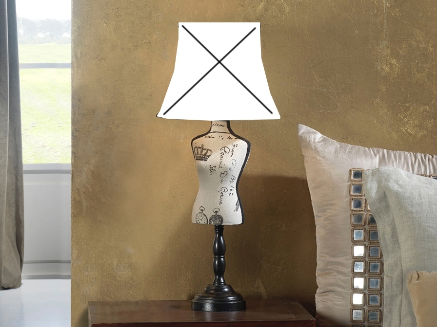 098572 Настольная лампа в форме манекена Paris Schuller Vogue