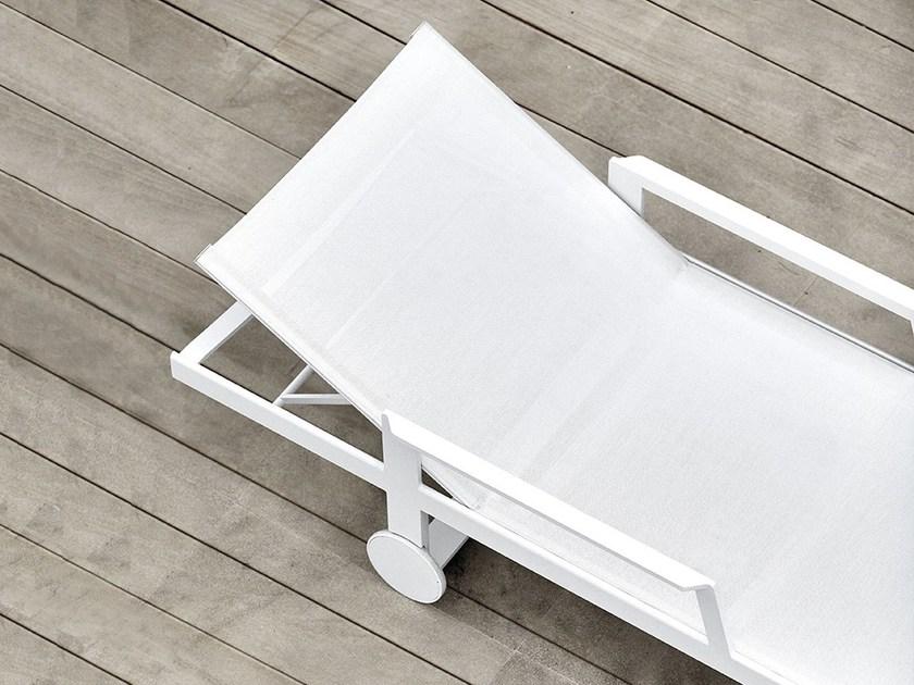 GANDIABLASCO Садовая кушетка Batyline® с подлокотниками Flat textil sun-id-1424597 - Вид №4