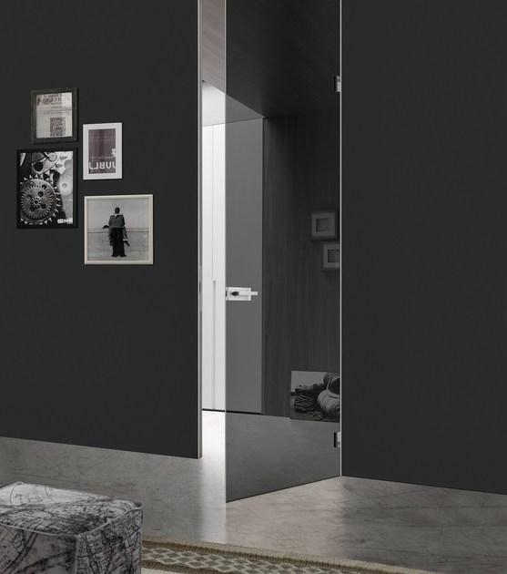 BLUINTERNI Распашная дверь из стекла заподлицо со стеной Vitrum-line sun-id-1487917 - Вид №2