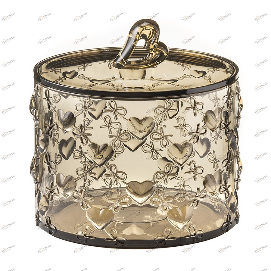 Банка с крышкой 11 cм песочная Love GUZZINI  00-3870256 Бежевый 