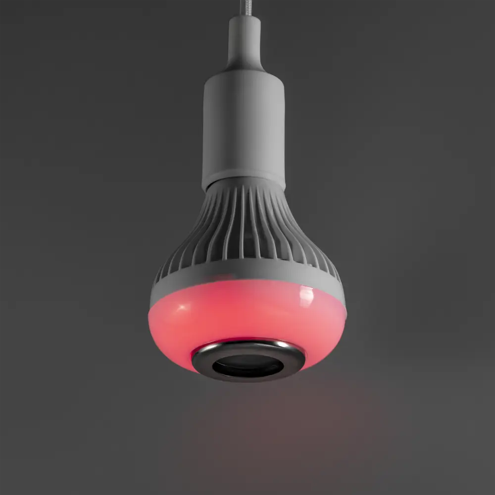 Лампа светодиодная Music E27 230 В 10 Вт 800 лм, регулируемый цвет света RGB, музыкальная, подключение к смартфону Santreyd STLM-2211023 - Вид №11