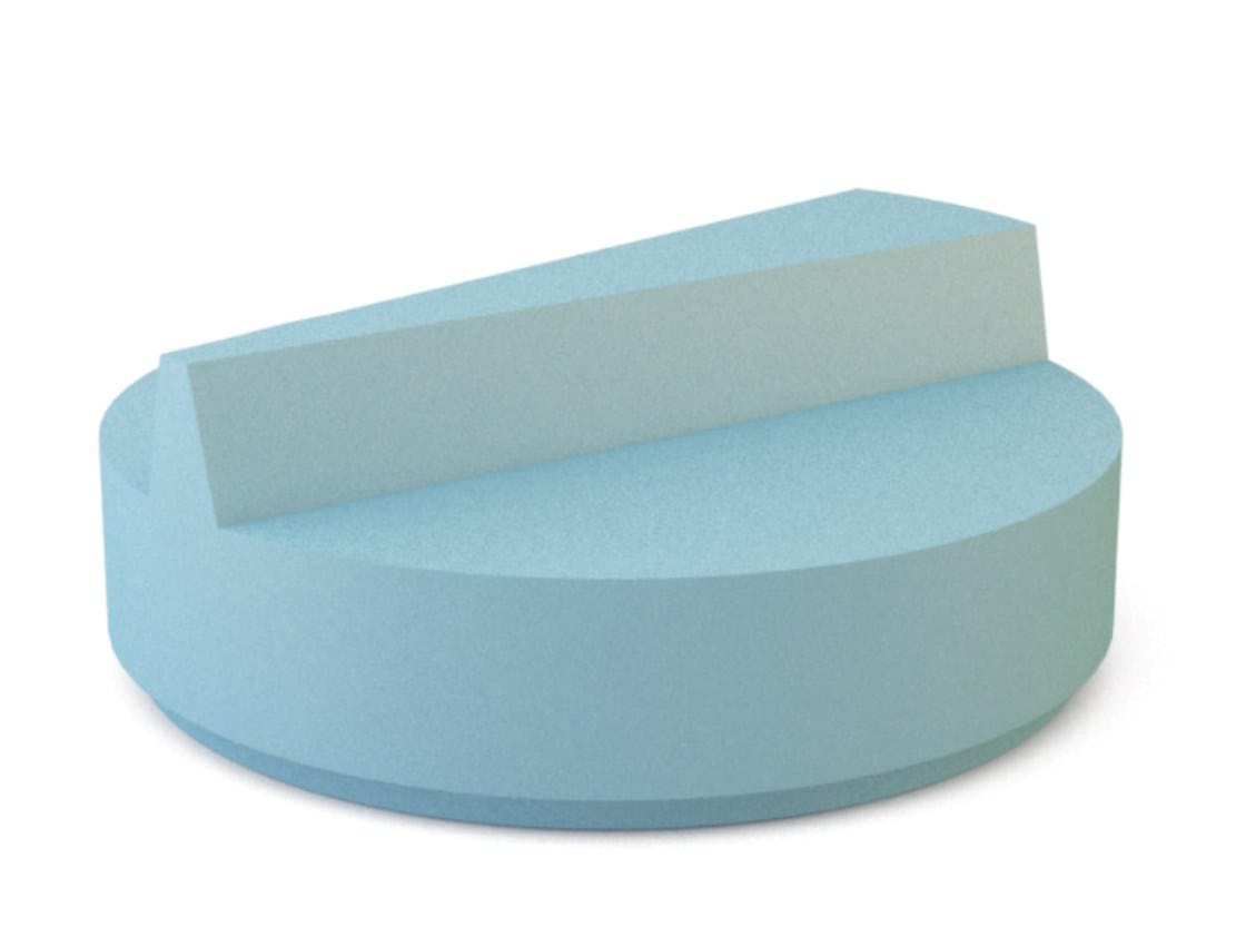 Изогнутая скамья из пены QM для контракта Quinze & Milan Круглая ARCH-00013798