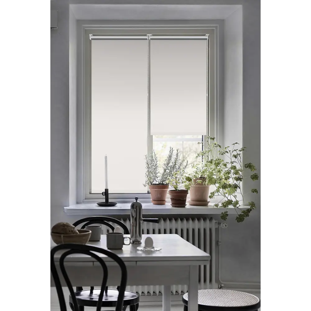 Штора рулонная блэкаут Эскар 60x160 см белая White BLACKOUT STLM-2106109 - Вид №5