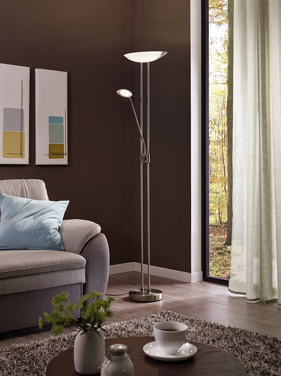 Торшер Eglo Baya Led 93874 EGLO  081524 Белый;хром  - Вид №1