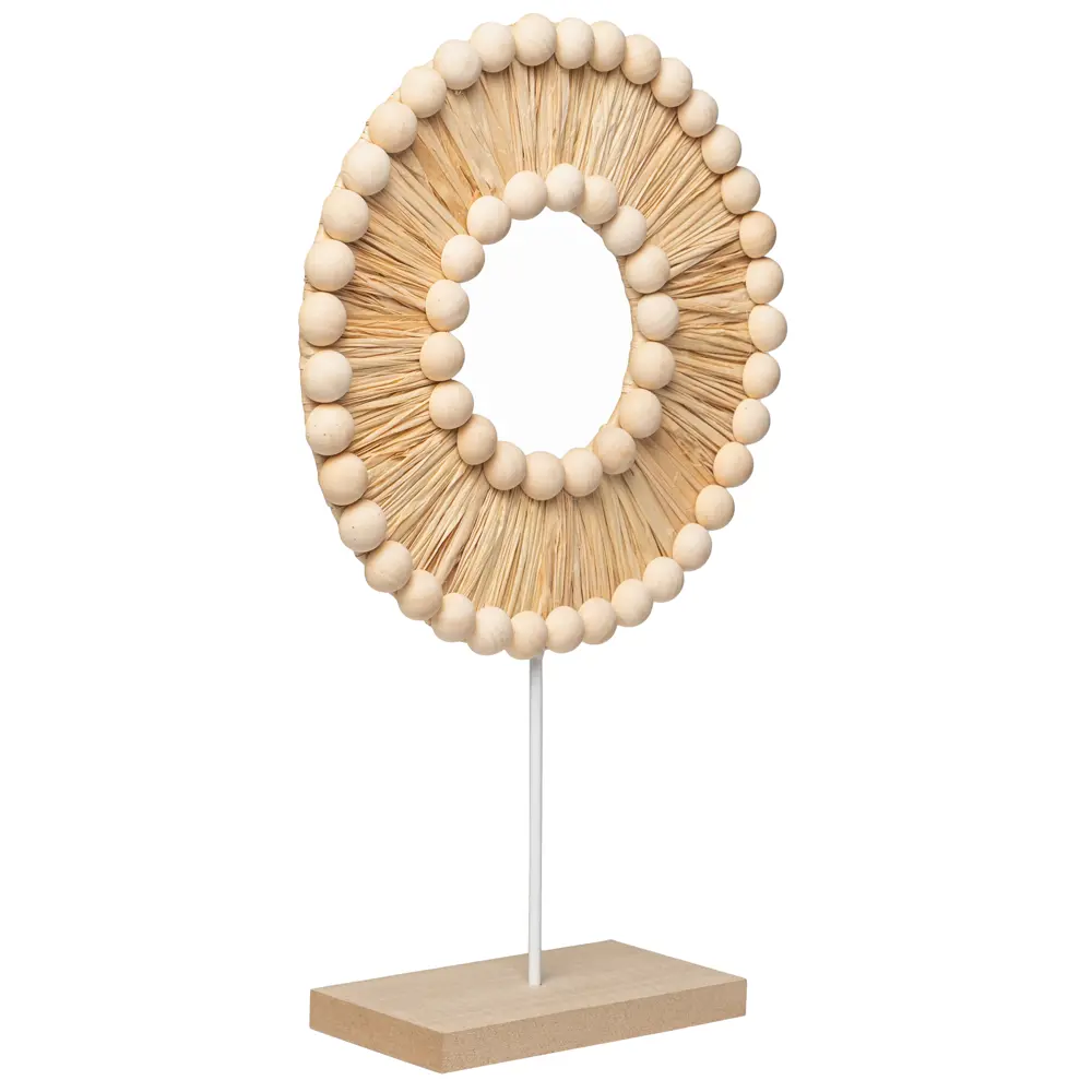 Диск декоративный бумага бежевый 27 см Santreyd STLM-2197906 - Вид №1