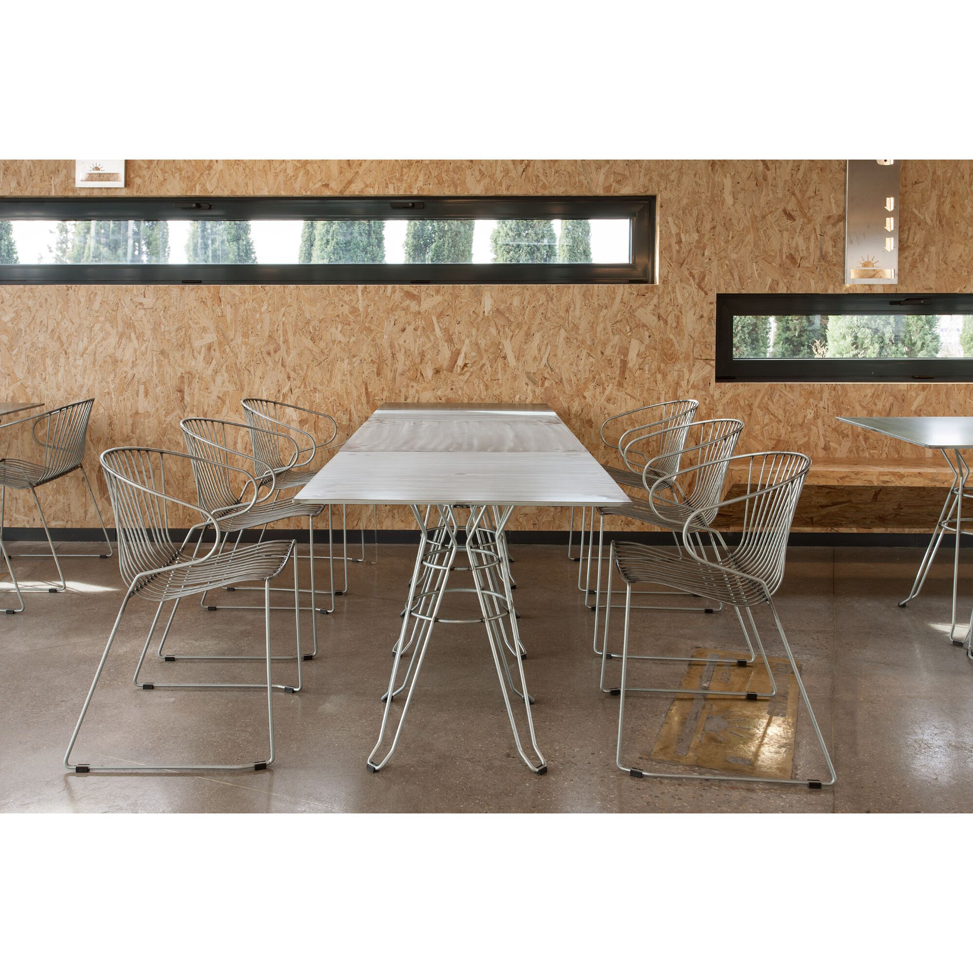 Штабелируемый стальной стул с подлокотниками iSimar Bolonia ARCH-00107047 - Вид №14