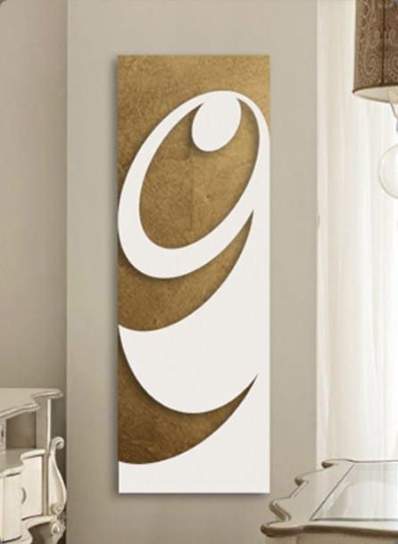 Алюминиевый полотенцесушитель Termo Design двойная пластина-сусальное золото ARCH-00136883 - Вид №23