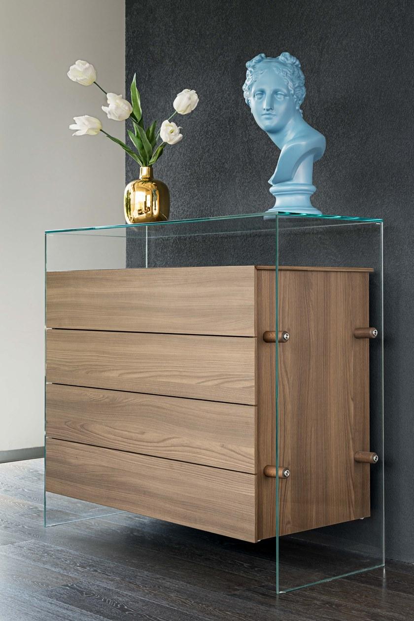 Maiullari Комод из особо прозрачного стекла и меламина Encore sun-id-1459686 - Вид №8