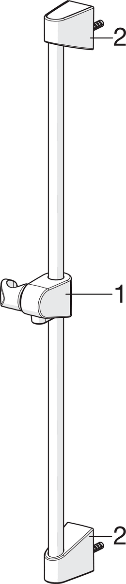 Oras 253150-11 Душевая штанга 253150-11 Apollo Белый  - Вид №4