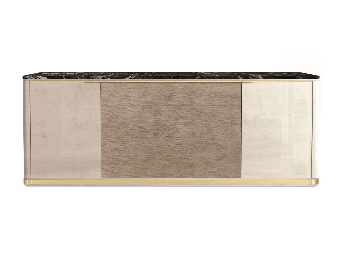 Деревянный шкаф с ящиками и мраморной столешницей Hurtado Evolution ARCH-00000011