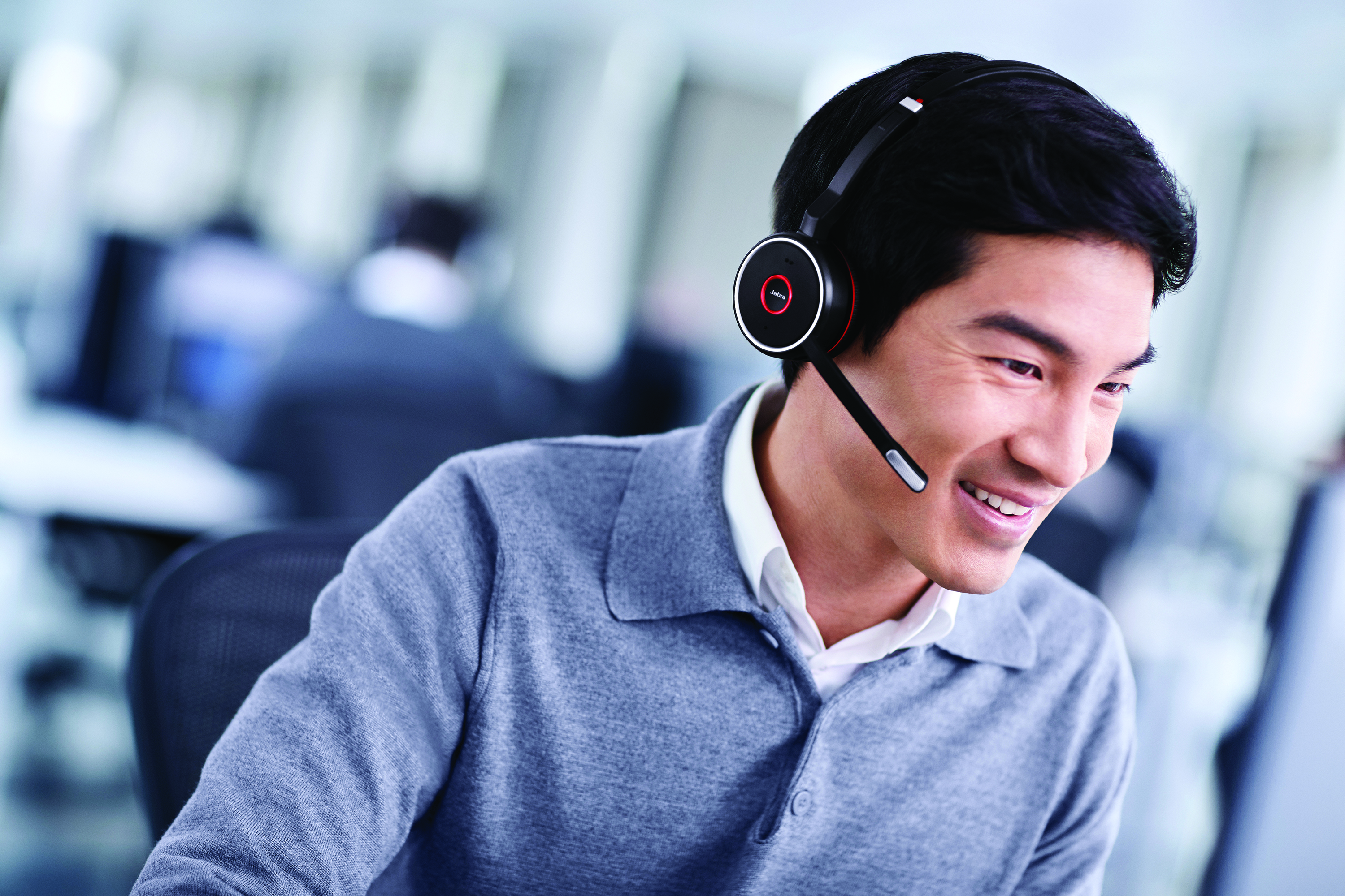 7599-838-199 evolve 75 stereo uc, charging stand & link 370 Jabra Santreyd  - Вид №28