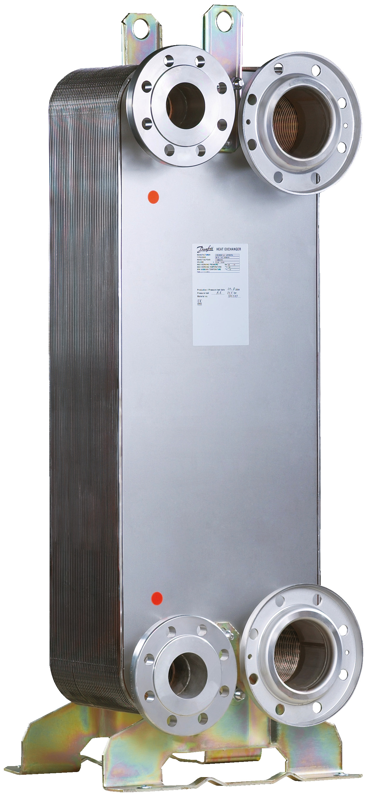 Danfoss Паяный пластинчатый теплообменник серии XB70 XB 70H-1 120 DN65/DN100 004B2019  - Вид №23