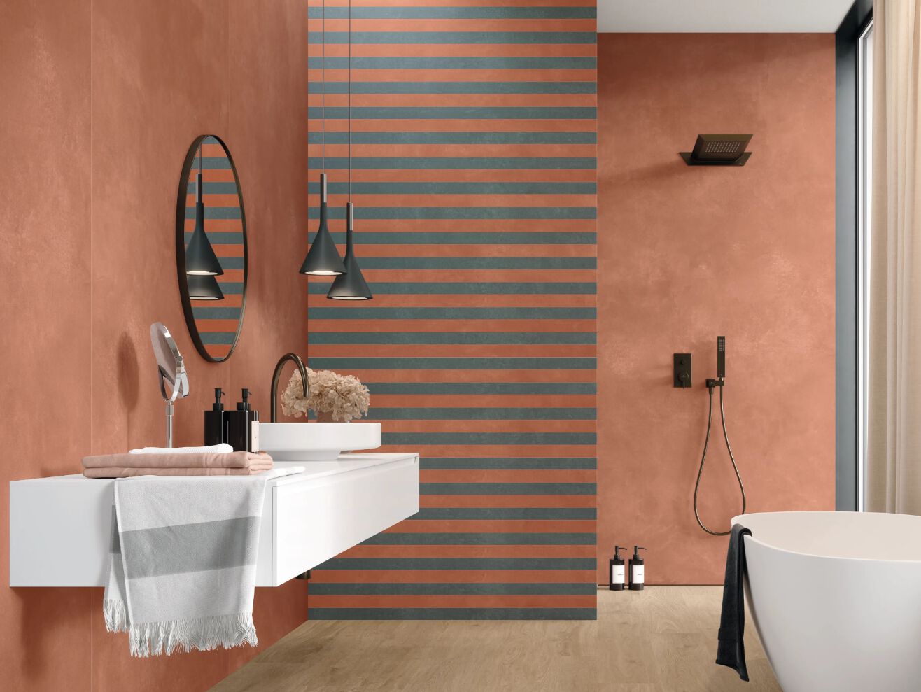 Пол / напольное покрытие из керамогранита с эффектом смолы Imola RETINA ARCH-00040652 - Вид №10