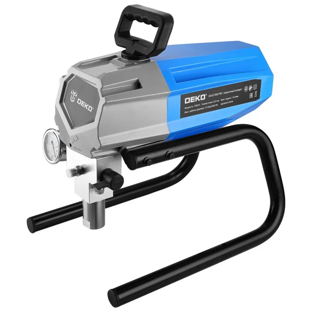 Аппарат окрасочный сетевой поршневой Deko DKAS1000 PRO, 1000 Вт, 1.8 л/мин STLM-2184512