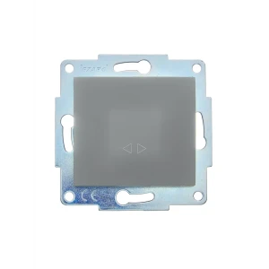 Выключатель промежуточный встраиваемый Lezard Asti 1 клавиша цвет платина