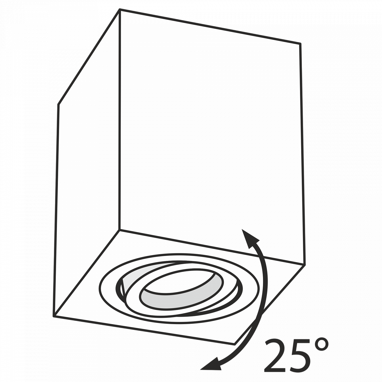 Спот потолочный галогеновый 11,5х9х9 см черный Alfa C017CL-01B TECHNICAL CEILING & WALL 00-3956959 Черный  - Вид №3