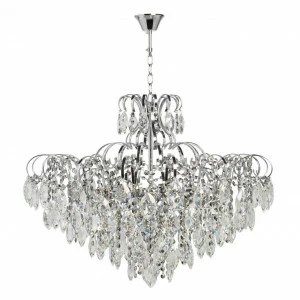 Подвесная люстра De Markt City Бриз 111010808 DE MARKT ДИЗАЙНЕРСКИЕ, БРИЗ 00-3888477 Прозрачный