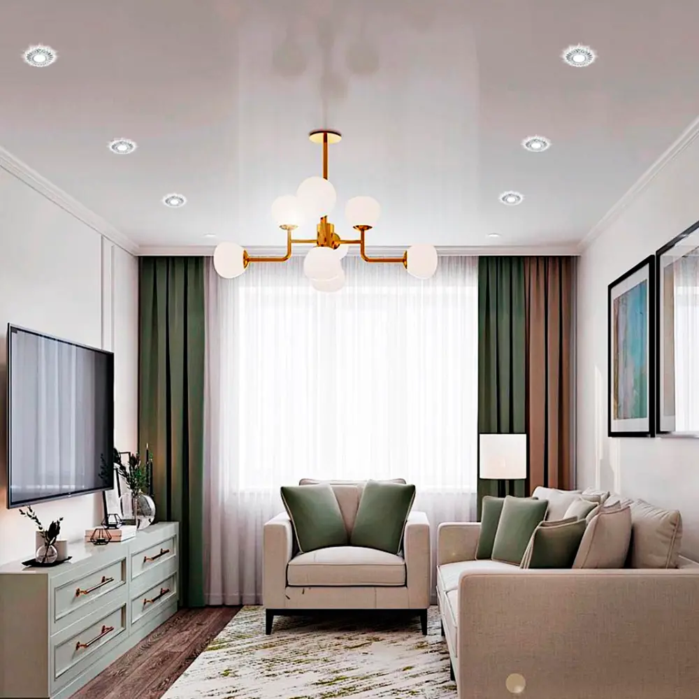 Точечный светильник Feron CD900 хром для подвесных потолков 89373245 STLM-0905763 - Вид №8