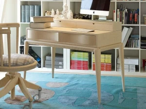 VOLPI Письменный стол из дерева с ящиками Contemporary living 3sts-001-0cm