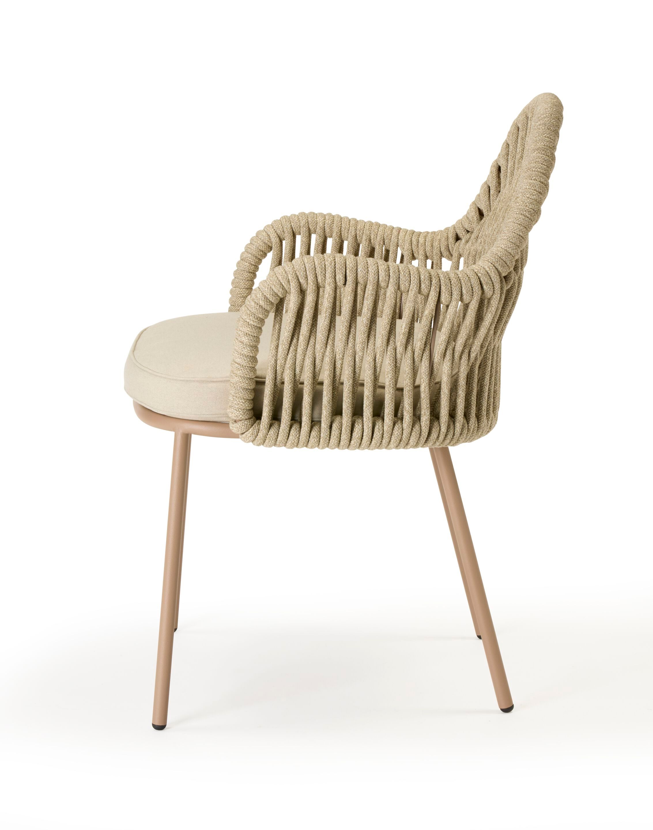 Металлический садовый стул с подлокотниками S-CAB Мальвазия ARCH-00042815 - Вид №2