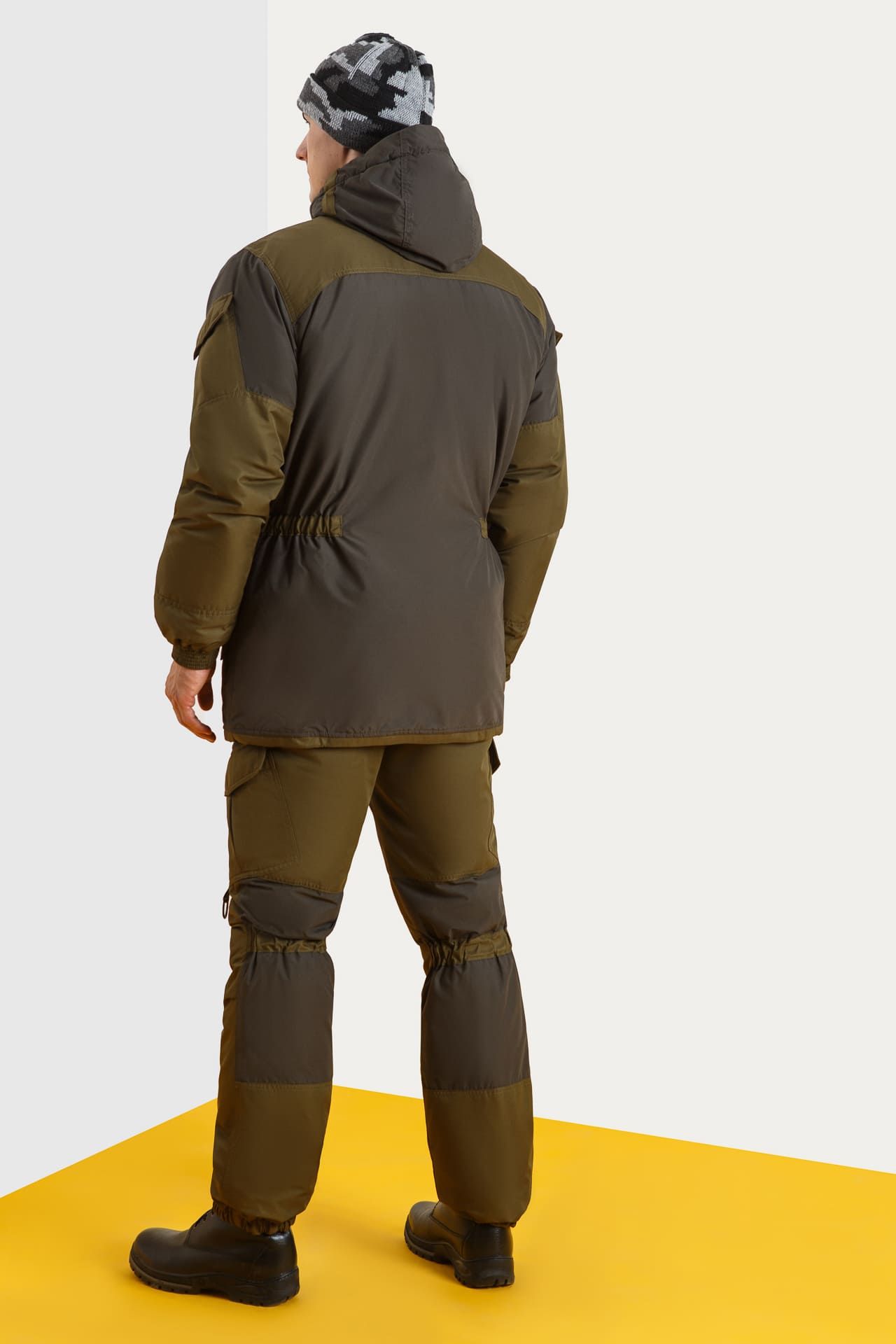 63936 Костюм  зимний хаки West Fishing  Зимняя спецодежда Santreyd  - Вид №9