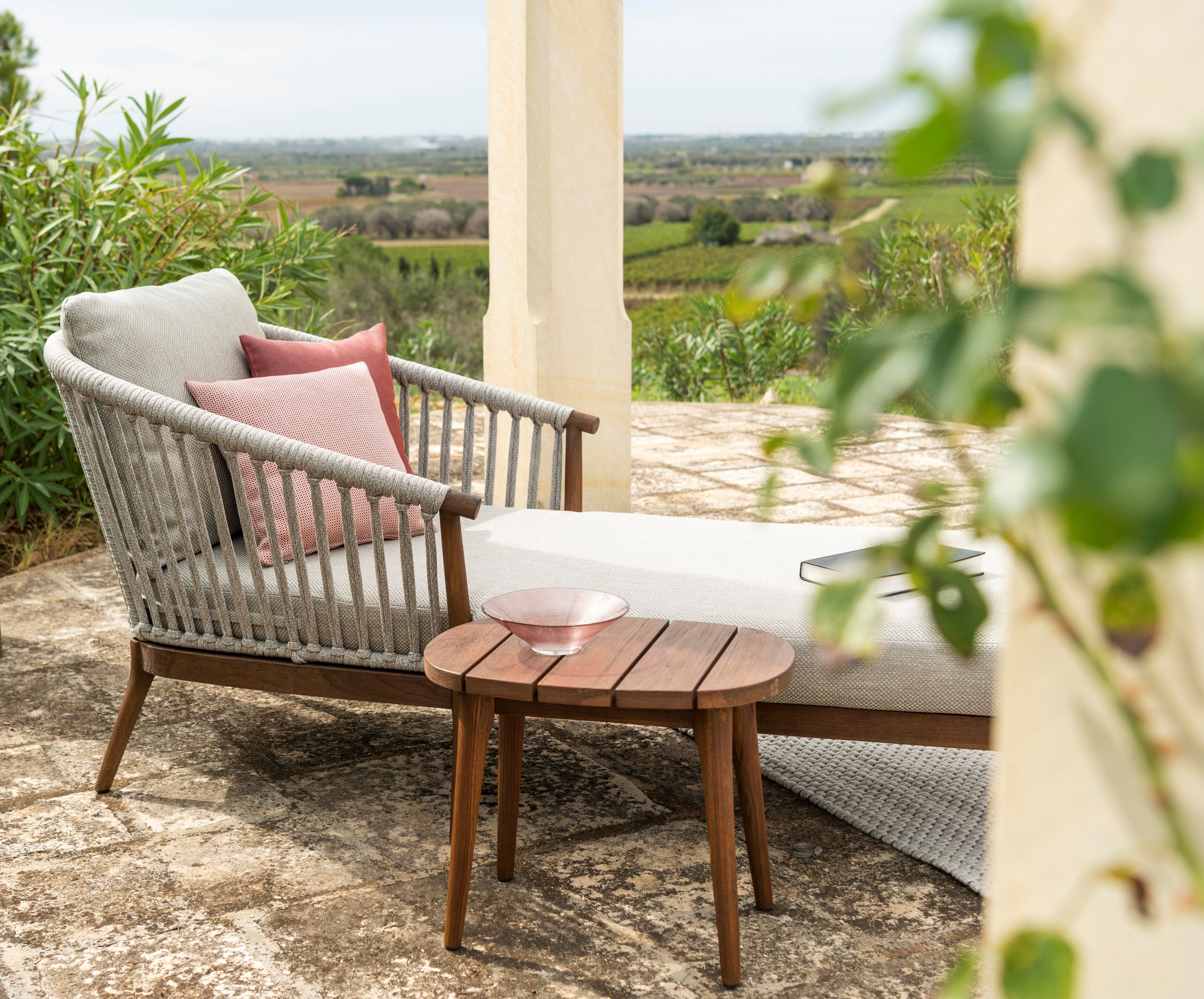 Низкий стол из тикового дерева Jardinico дерево ARCH-00036107 - Вид №6