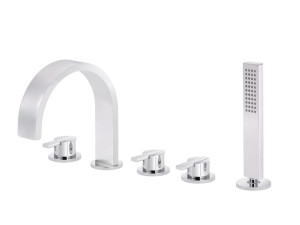 Набор для ванны с 5 отверстиями и ручным душем