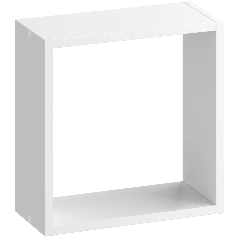 Стеллаж SPACEO KUB 1/2К, 36х36х15,9 см, цвет белый STLM-2009190