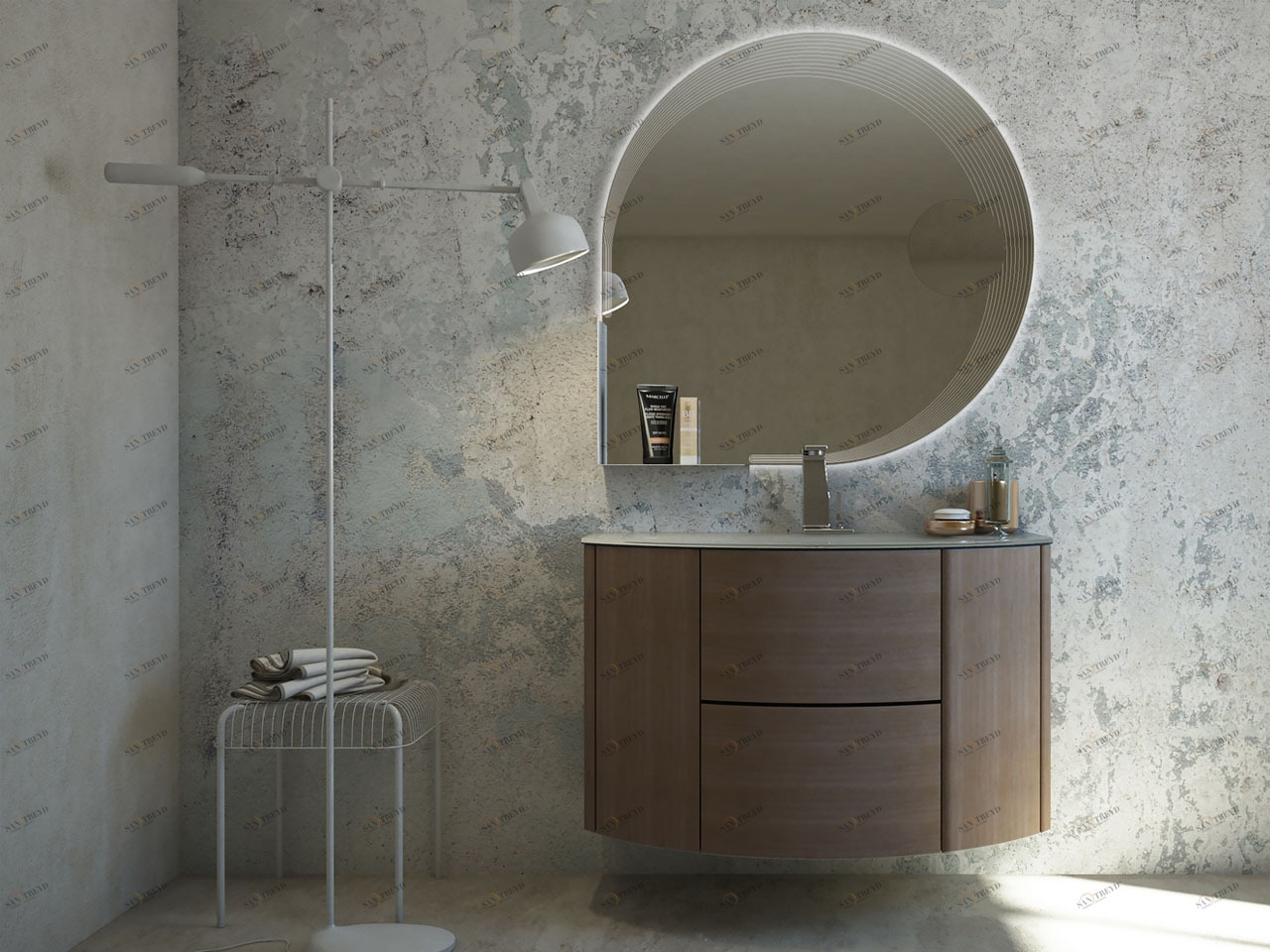 Мебель для ванной CEZARES EDEN 91 Rovere scuro Soft