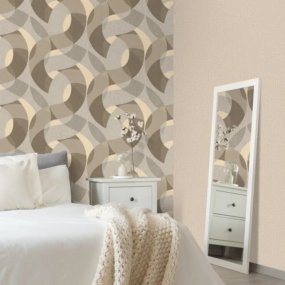 Обои флизелиновые Euro Decor Incas коричневые 1.06 м ED7124-02 STLM-2136944 - Вид №3