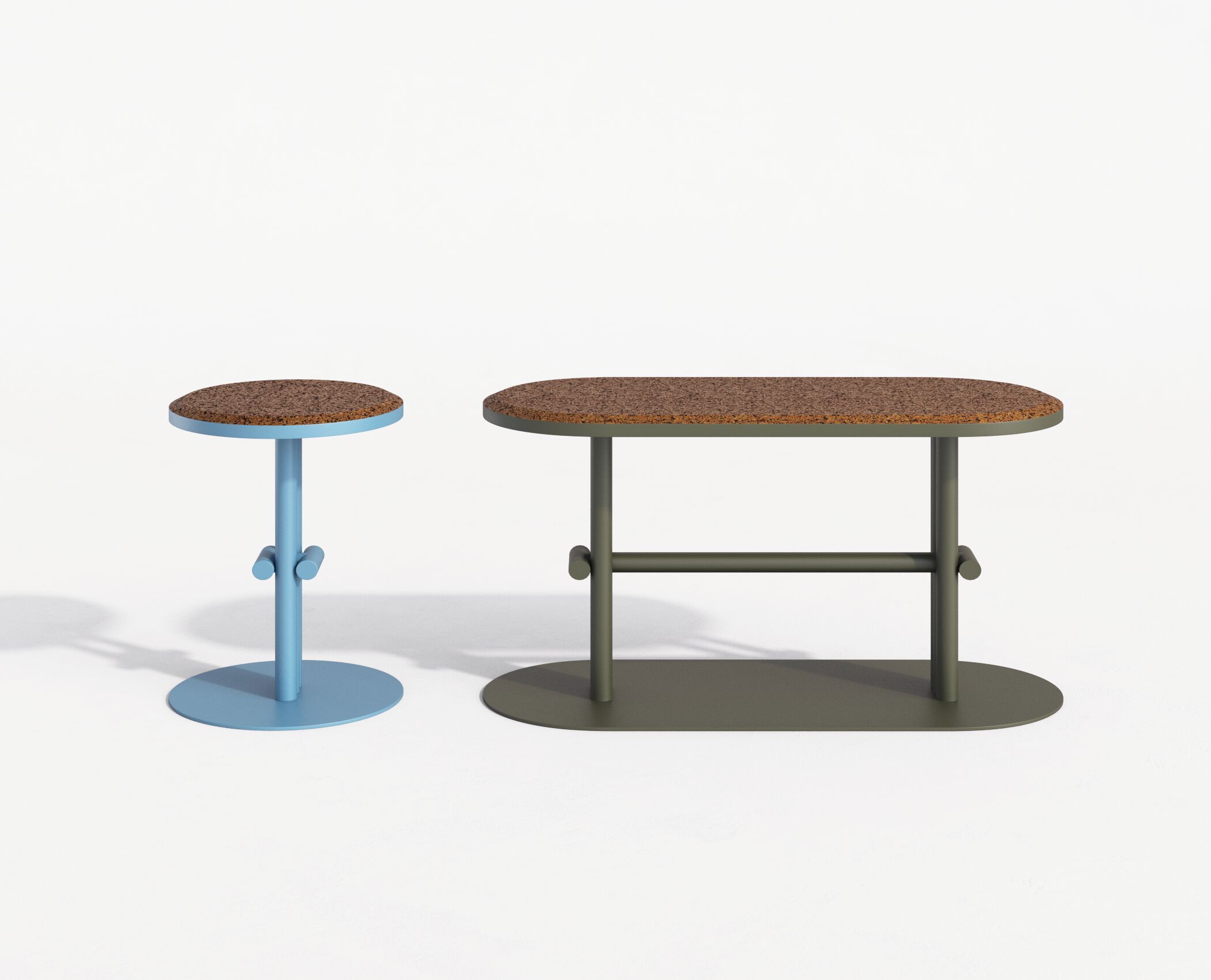 Стальной и пробковый низкий садовый стул Joyf точка ARCH-00127150 - Вид №8